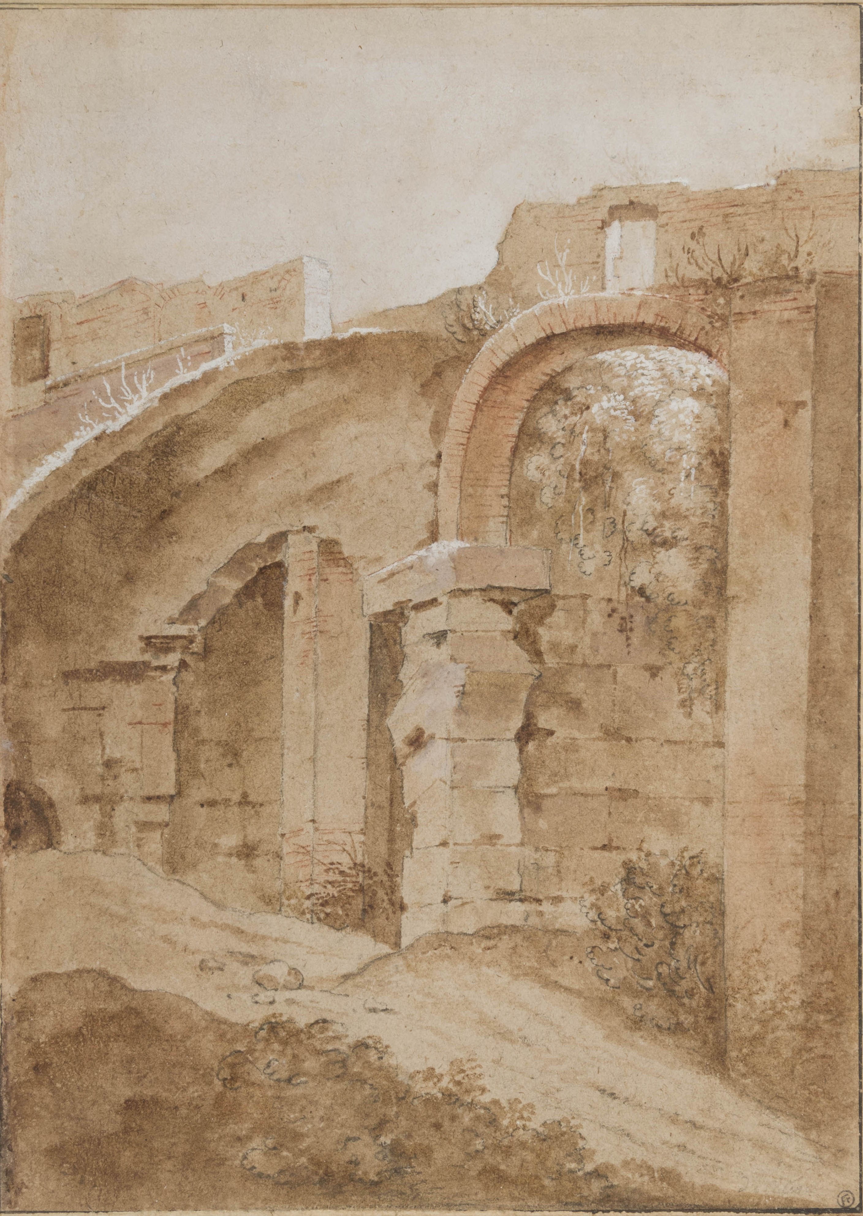 The Interior of the Colosseum, Rome